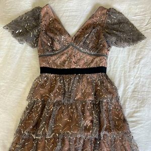 Self-Portrait sequin dress